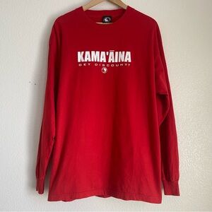 Vintage T&C Surf Designs Hawaii Kama'aina Get Discount? printed long sleeve